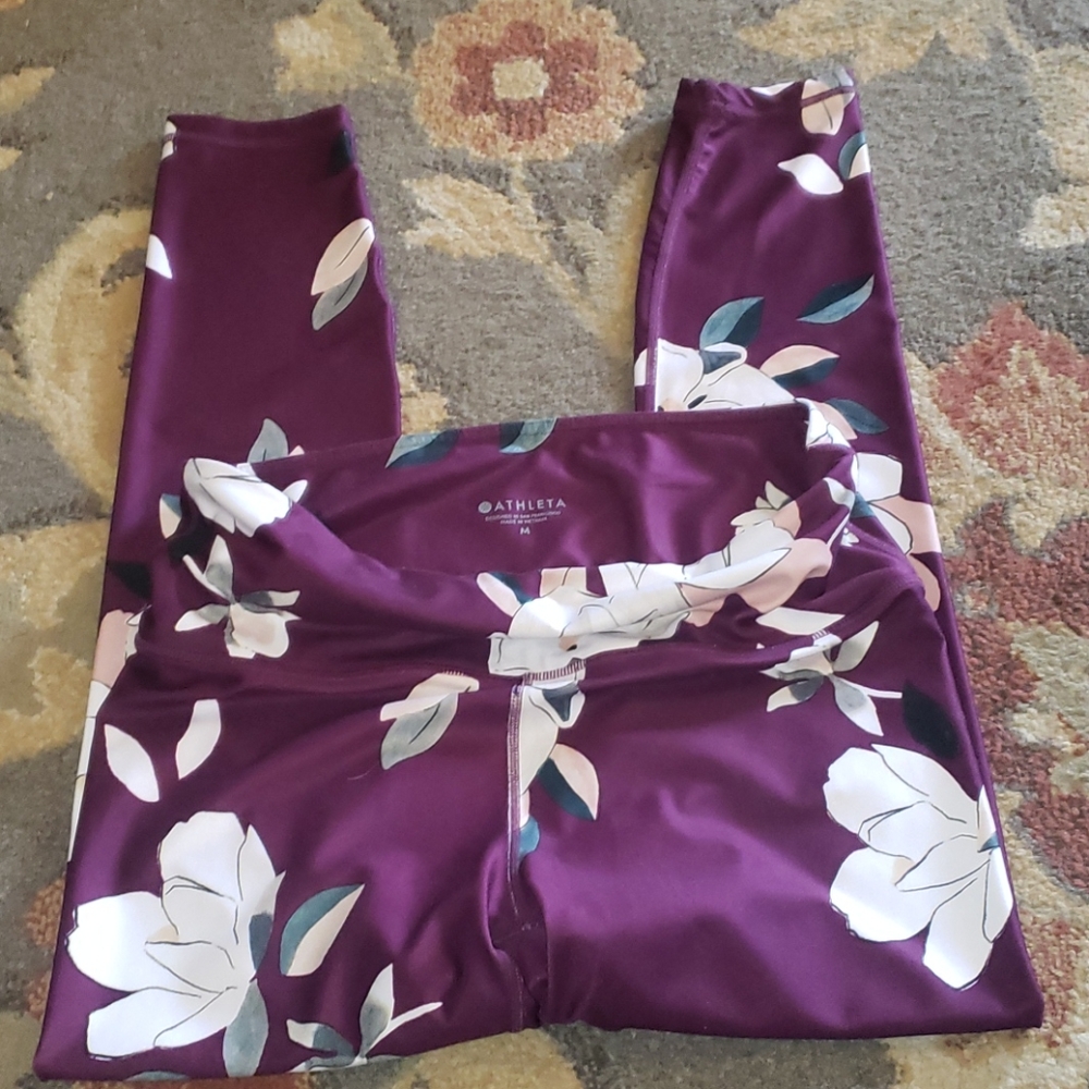 Athleta floral elation leggings
